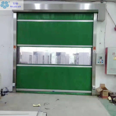 Rolling Roller Roll up Shutter Industrial Pull Cord Rapid Action PVC High Speed Door