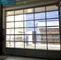 220V 2.5mm Galvanized Steel PC Glass Panel Garage Doors