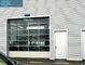 220V 2.5mm Galvanized Steel PC Glass Panel Garage Doors