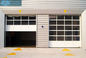 Electric Sectional Overhead Folding 5mm Glass Panel Garage Door