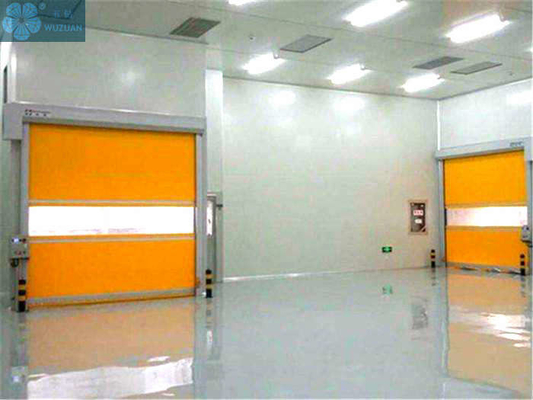 IP55 0.8 - 1.2mm PVC Fast Roller Shutter Door For Logistics Warehousing Industry