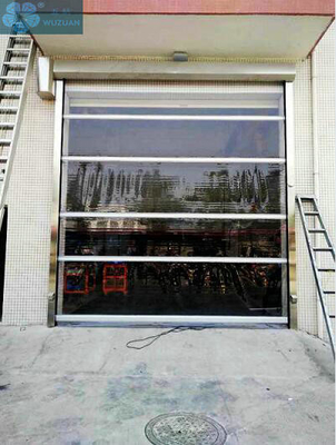 IP55 0.8 - 1.2mm PVC Fast Roller Shutter Door For Logistics Warehousing Industry