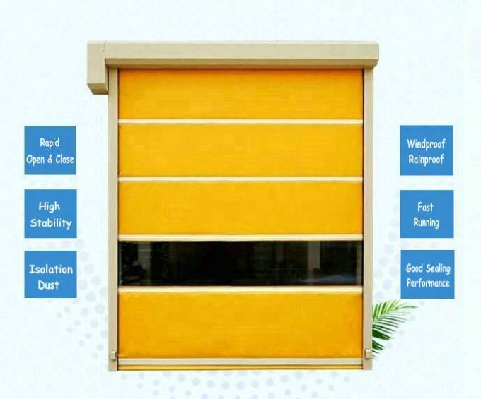 High Speed Roller Shutter Door to Rapid Isolation Clean Room Fast Shutter Door